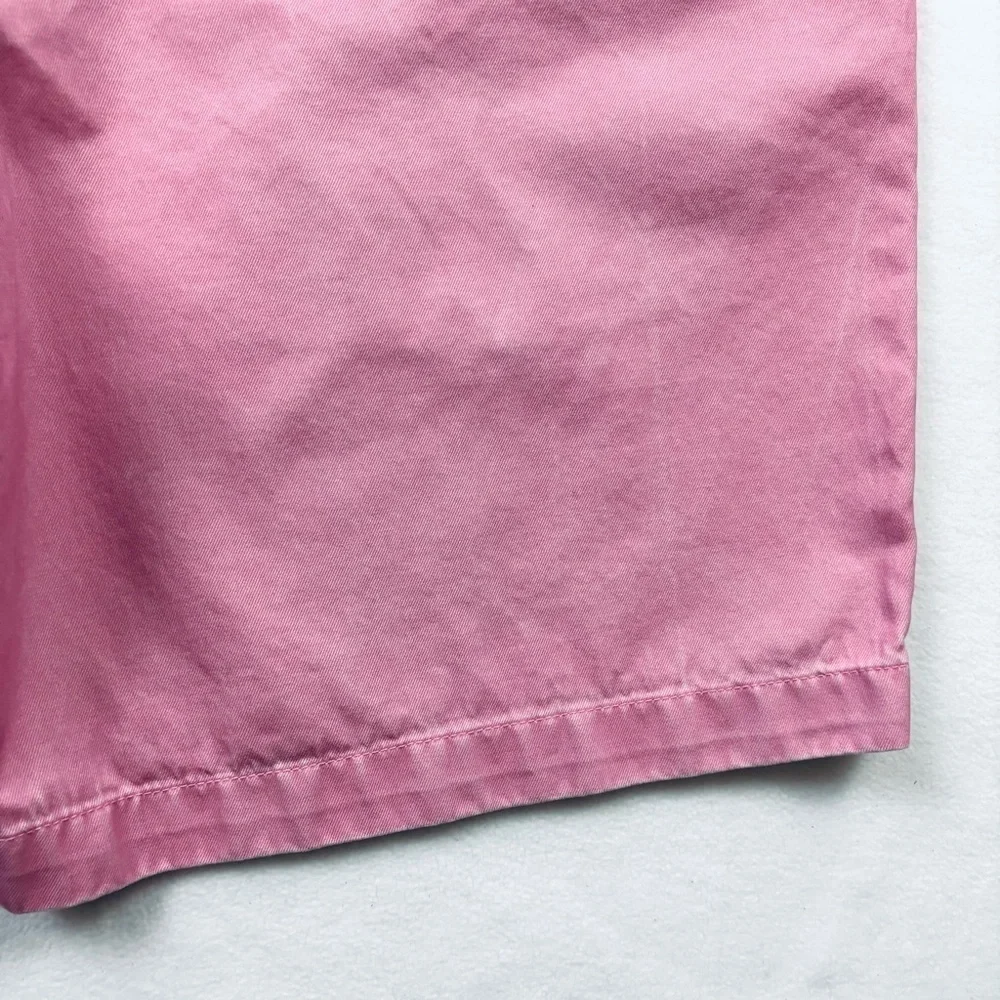 Peter Millar Pink Flat Front Chino Golf Walking‎ Cotton Shorts Size 36